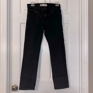 Boys Levi’s Black denim Slim fit 511 Jeans, 27x27, 14 Reg